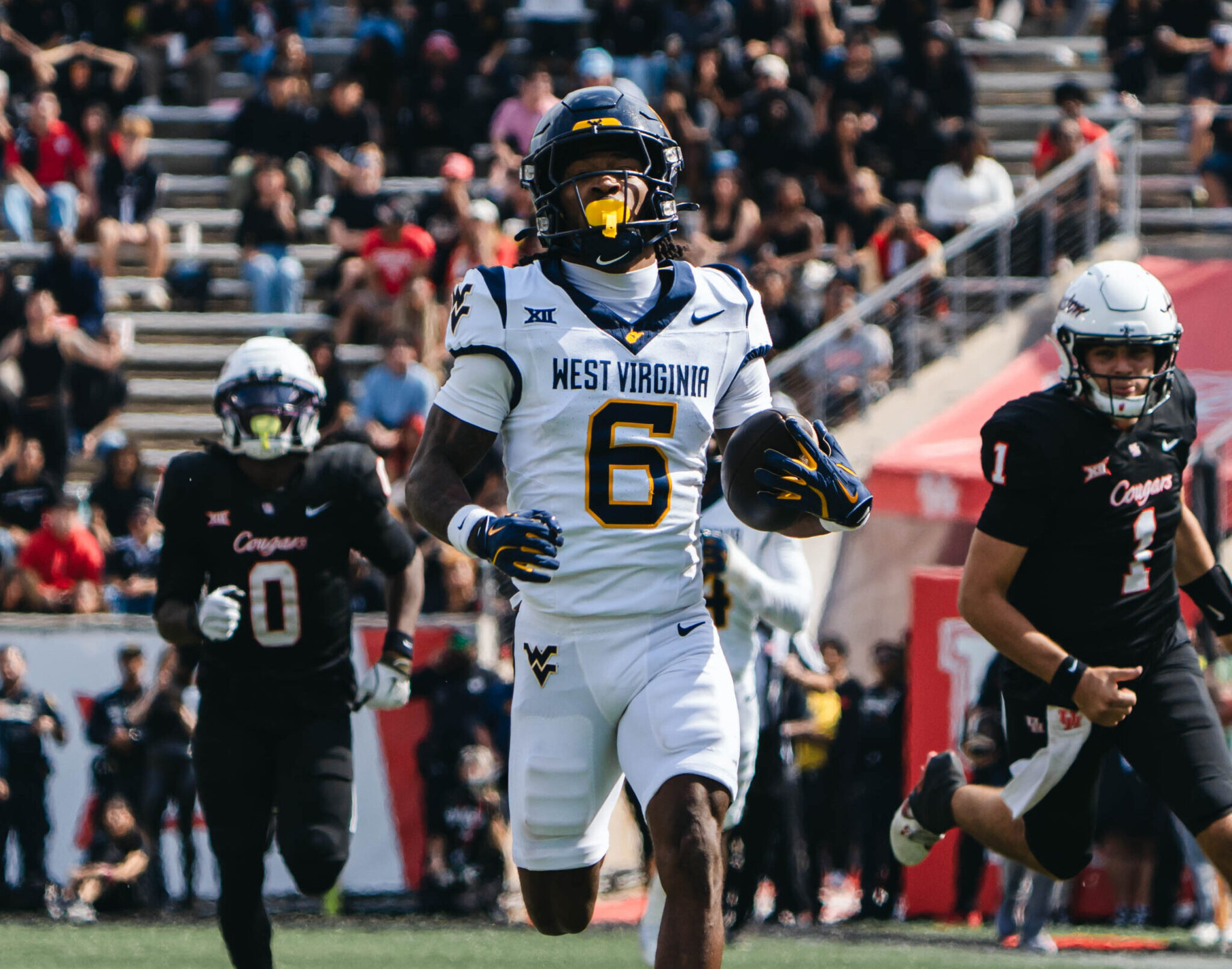 WVU Football CB Jordan Scruggs Pick 6