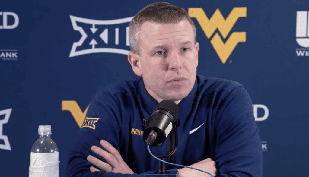 Watch: WVU Basketball HC Ross Hodge Talks Big 12 Play, CBB Rules