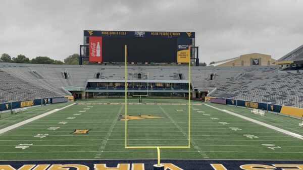 WVU Football Field Empty
