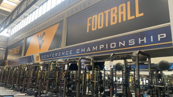 WVU Football Weight Room