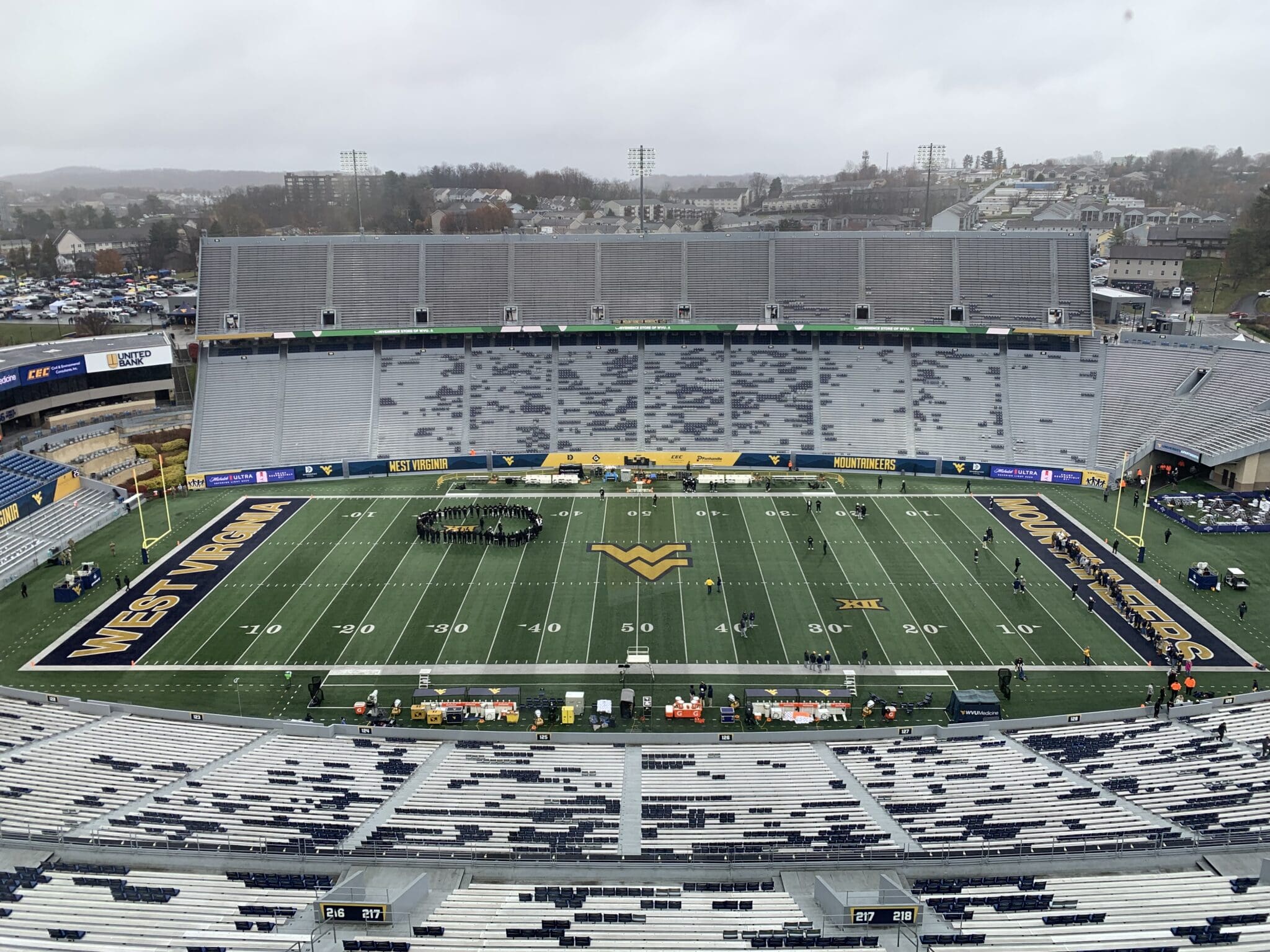 WVU Football Mountaineer Field at Milan Puskar Stadium