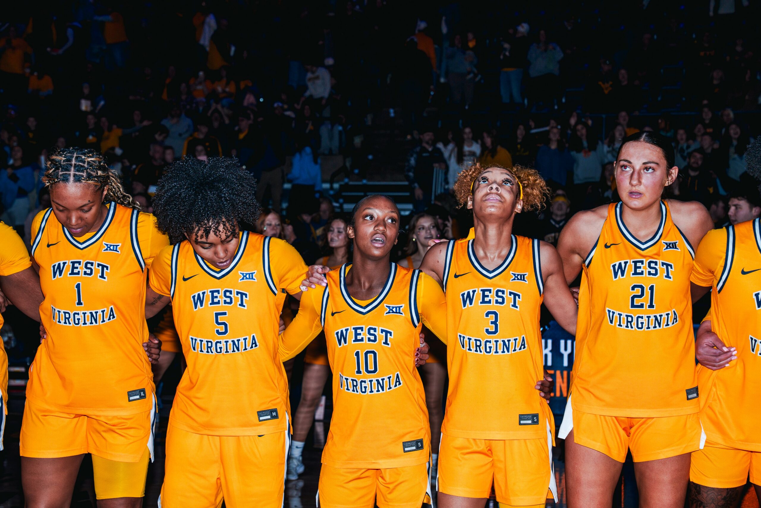 WVU Women's Basketball team singing Country Roads