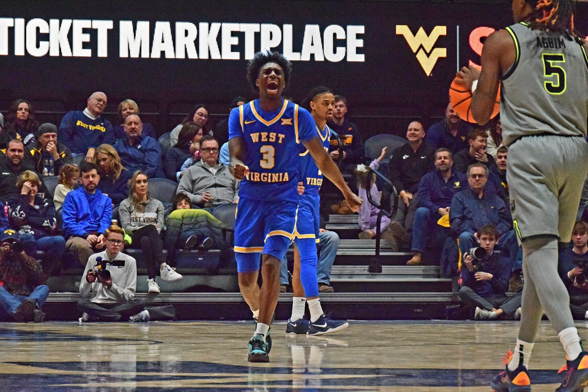 WVU Basketball Honor Huff