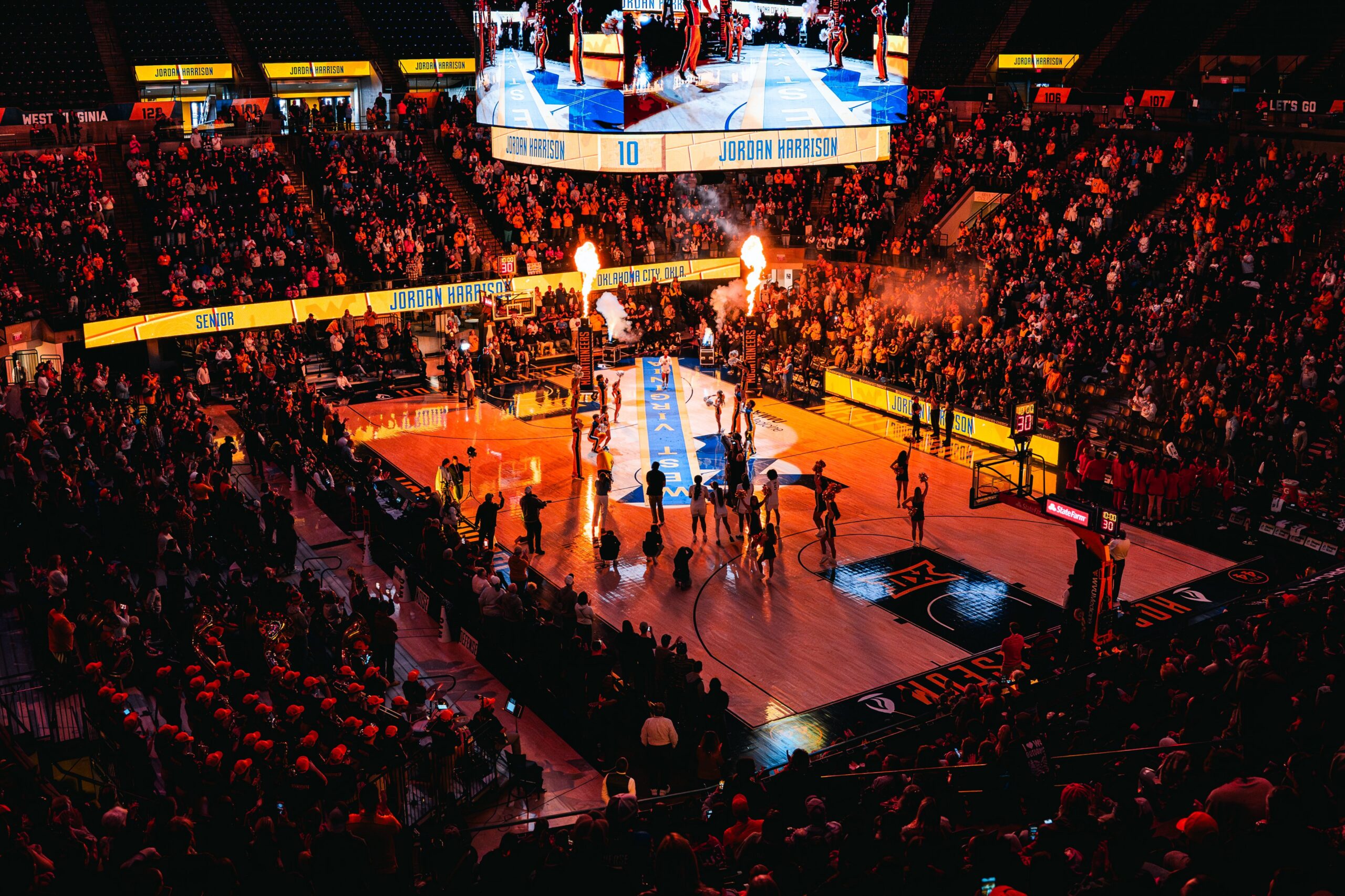 WVU Basketball game at Hope Coliseum
