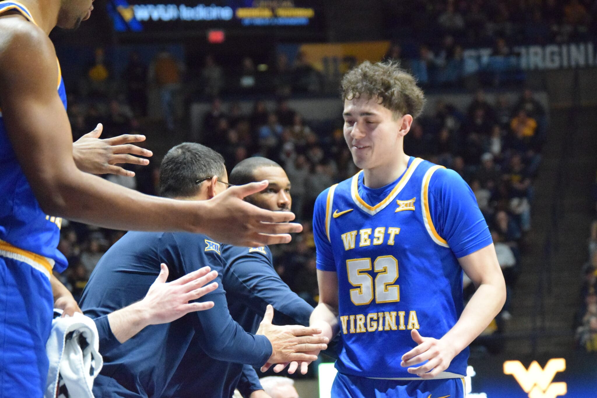 WVU Basketball Treysen Eaglestaff