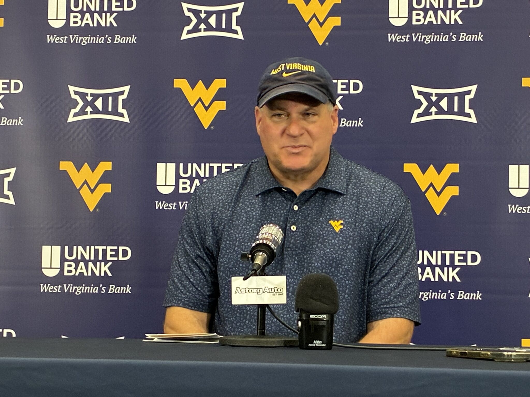 WVU Football HC Rich Rodriguez