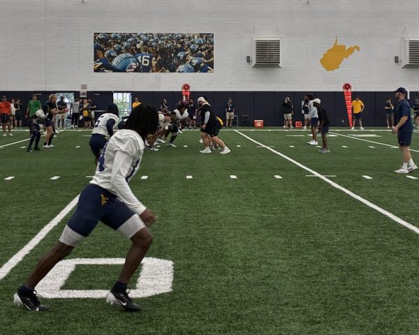 WVU Football practice