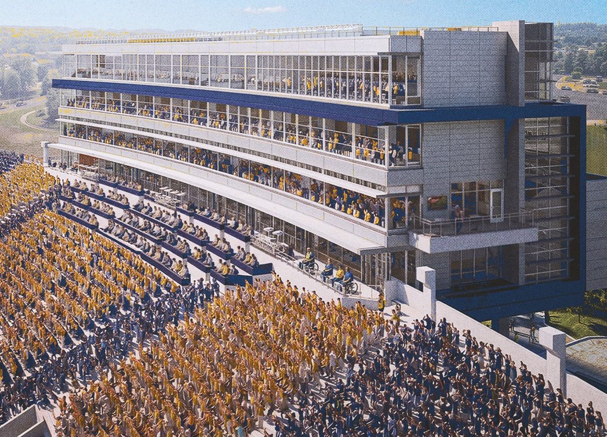 WVU Press Box Rendering
