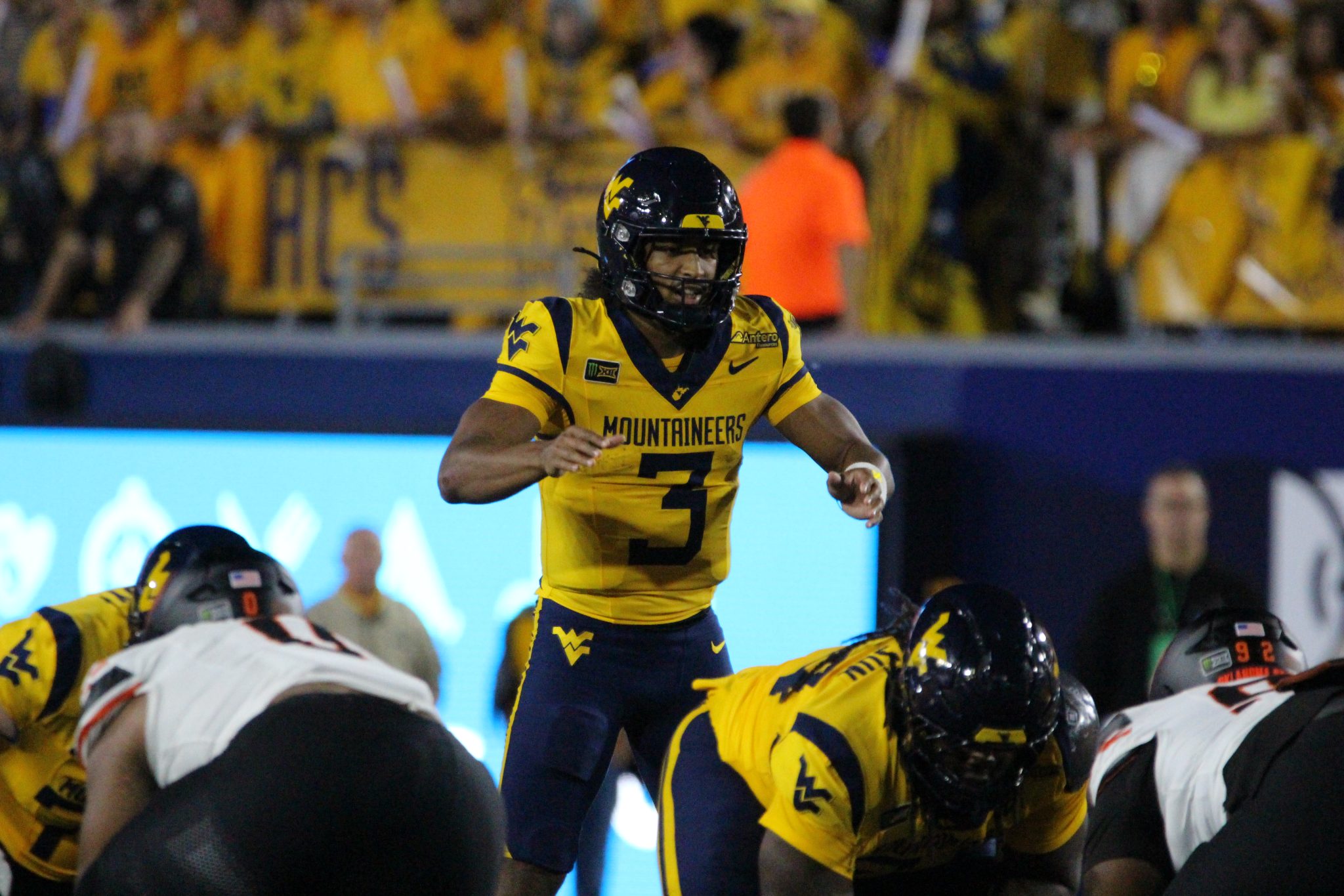 WVU Football QB Michael Hawkins